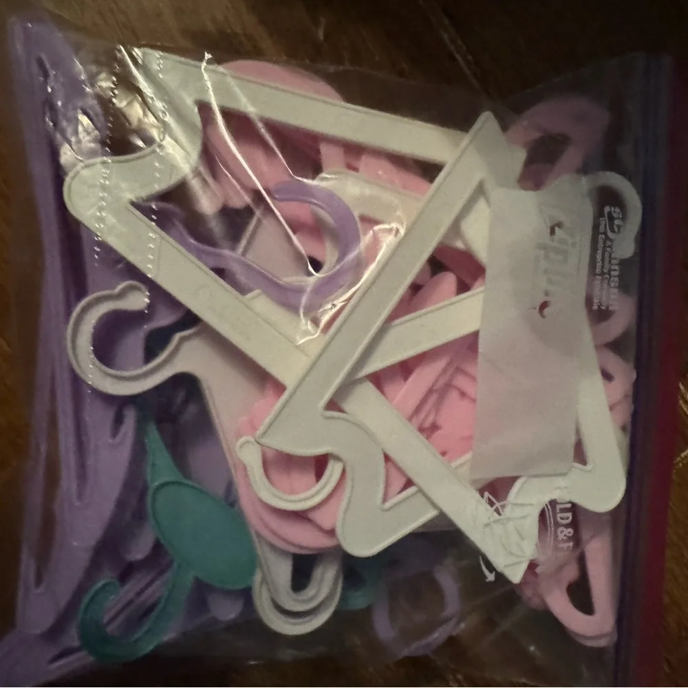 American Girl doll hangers AG, Our generation bundle of 37 doll clothes hangers